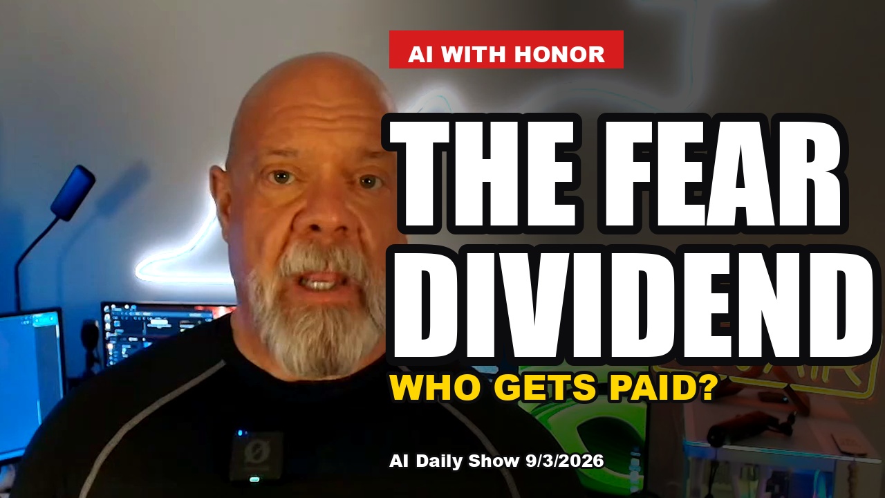 The Fear Dividend: who gets paid when you're scared. AI Daily Show, September 3, 2026